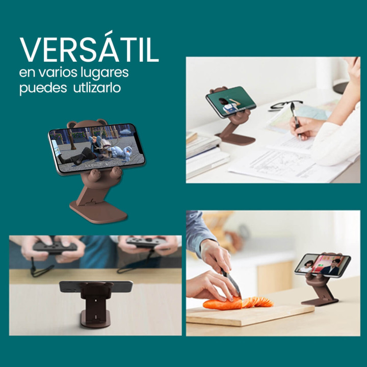 Porta Celular No3 - Oso y Pollo