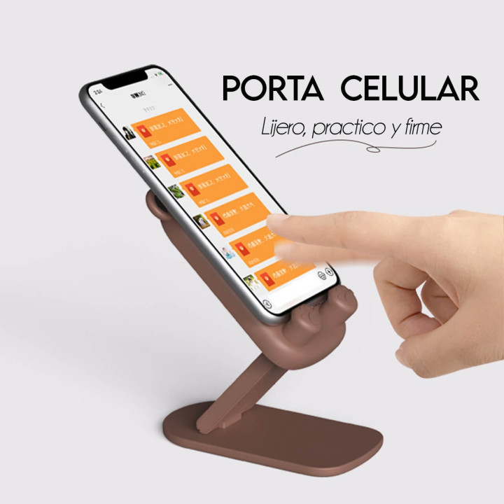 Porta Celular No3 - Oso y Pollo