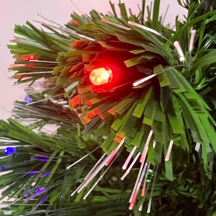 Arbol Navidad Luces Led y Fibra Óptica 150cm BX-5