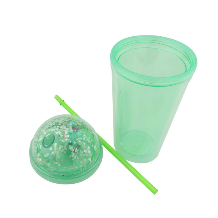 Vaso Gliter Unicornio