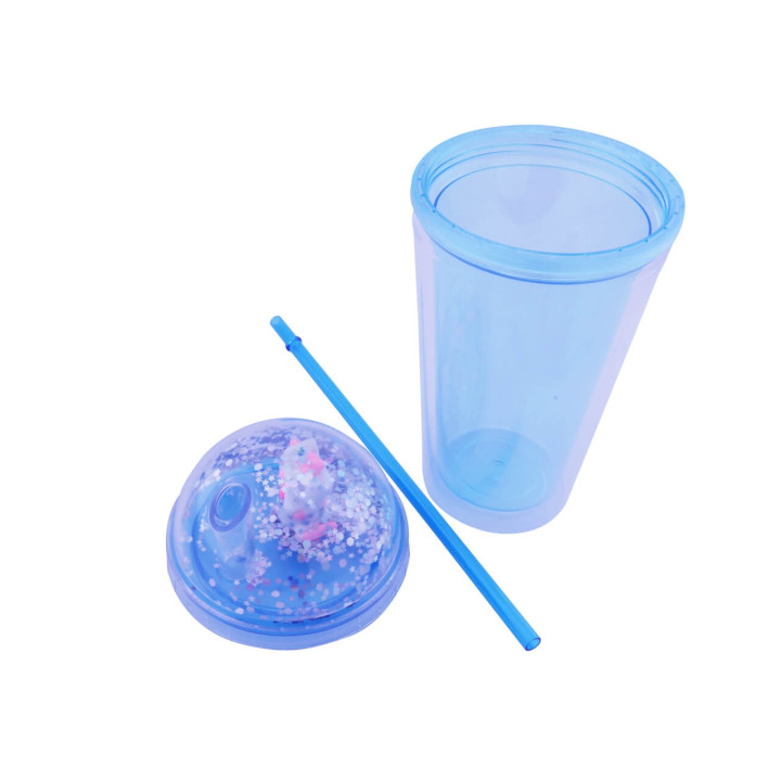 Vaso Gliter Unicornio