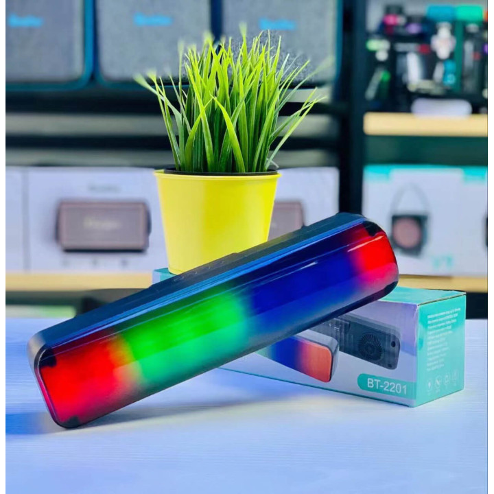 Parlante Bluetooth Luces Rectangular