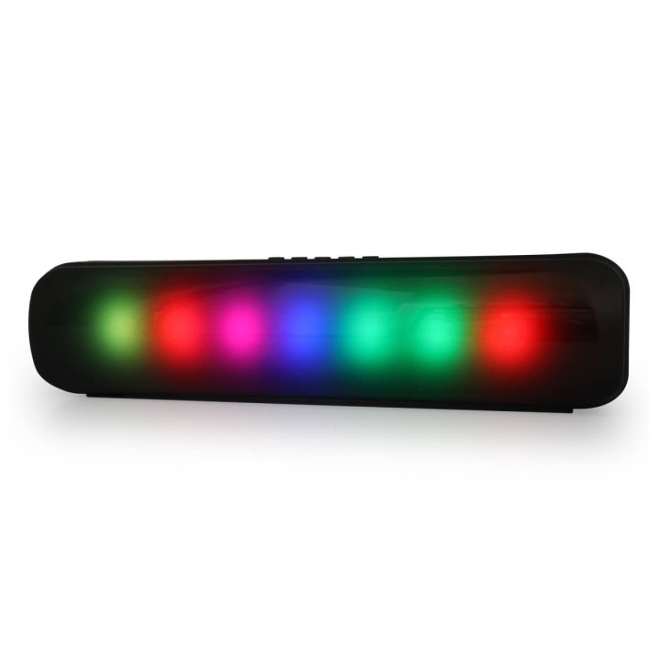 Parlante Bluetooth Luces Rectangular