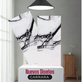 PANEL ADHESIVO MARMOLIZADO CARRARA