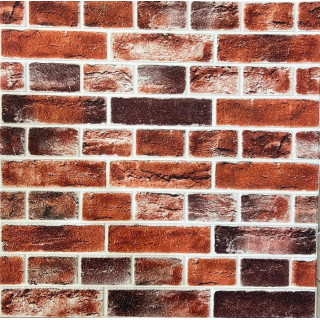PANEL ADHESIVO 3D PARA PARED LADRILLO RUSTICO