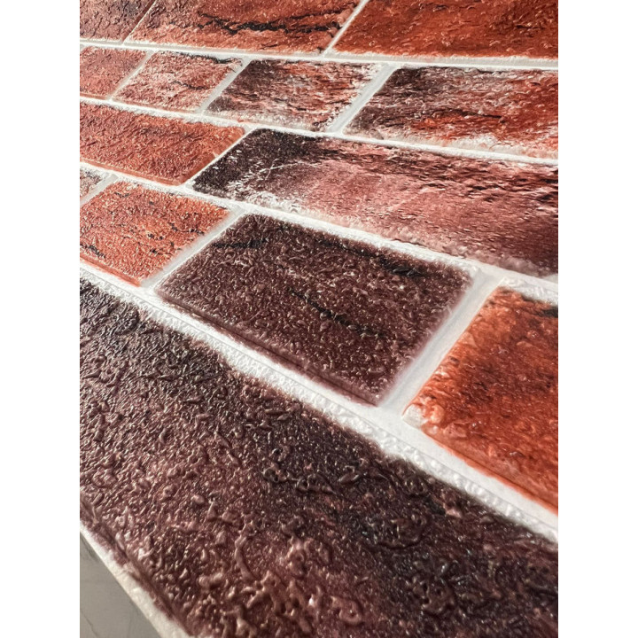 PANEL ADHESIVO 3D PARA PARED LADRILLO RUSTICO