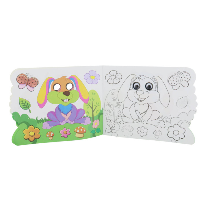 Cuaderno Para Colorear Ojos Locos 1