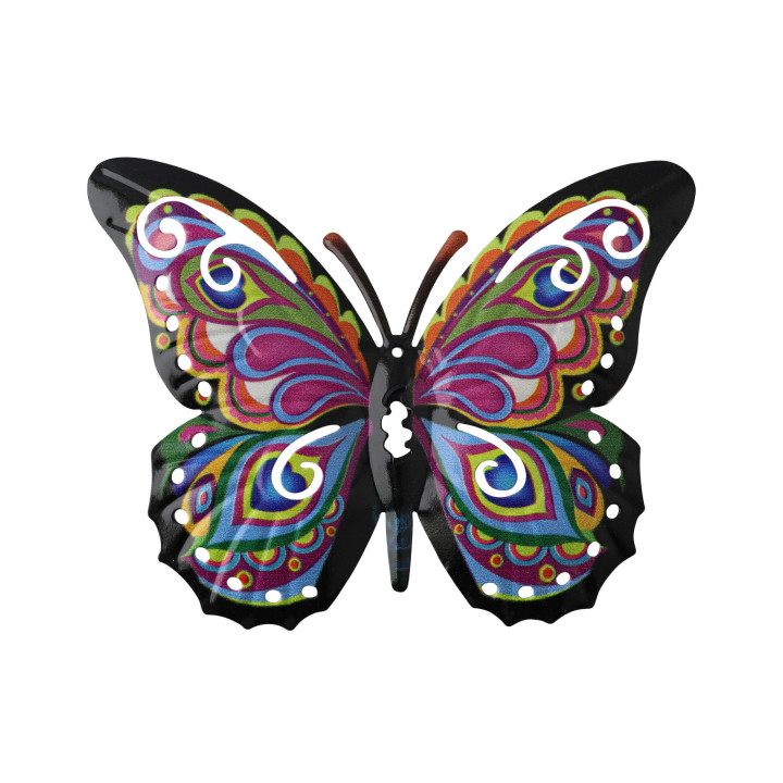 Mariposas En Metal Pvc Decoración
