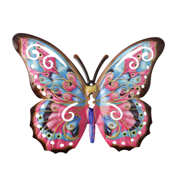Mariposas En Metal Pvc Decoración