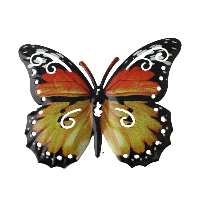 Mariposas En Metal Pvc Decoración