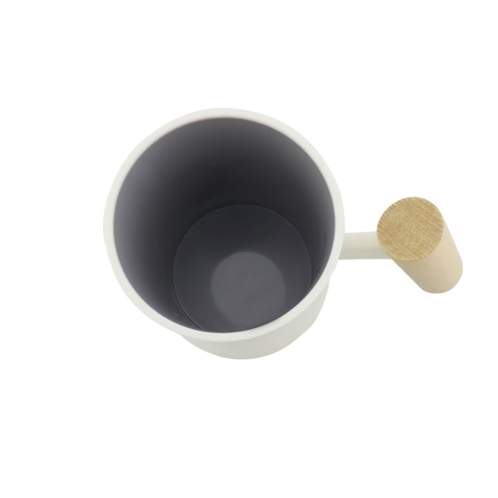 Mug Manija en Madera