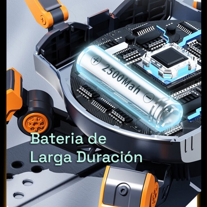 Parlante Bluetooth Cangrejo Robótico con Subwoofer y Luces RGB