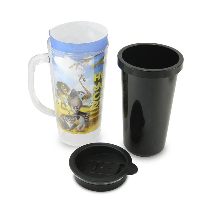 Vaso Viajero Etiqueta